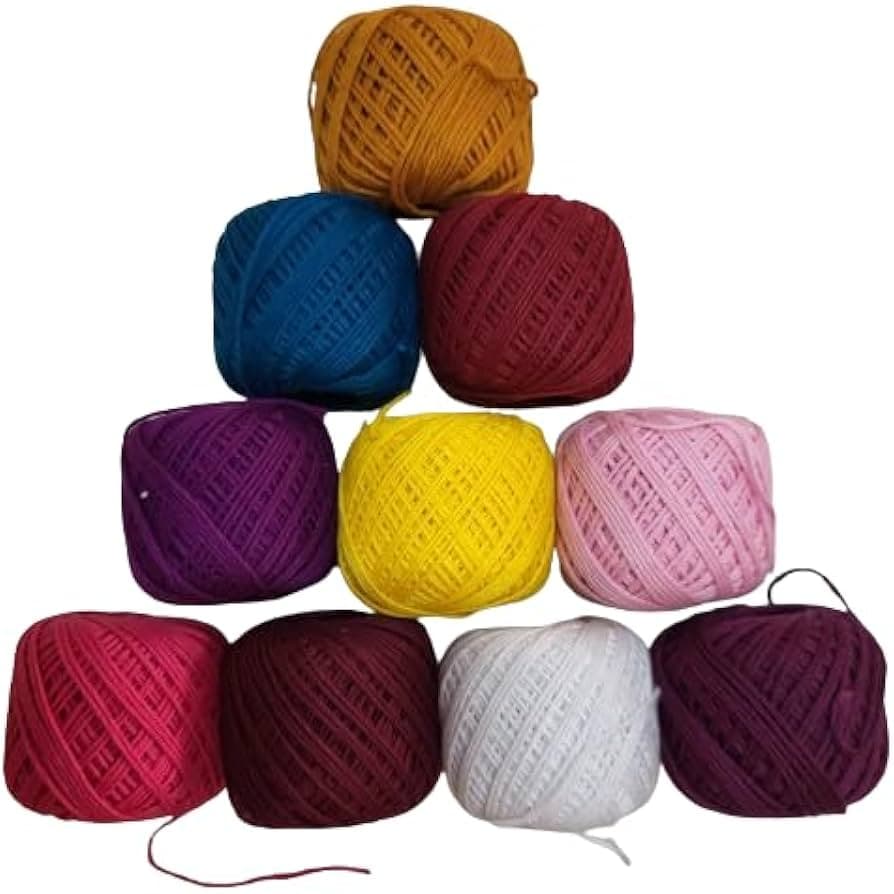 DIY Crochet Cotton Thread Roll for Art & Craft - View 3