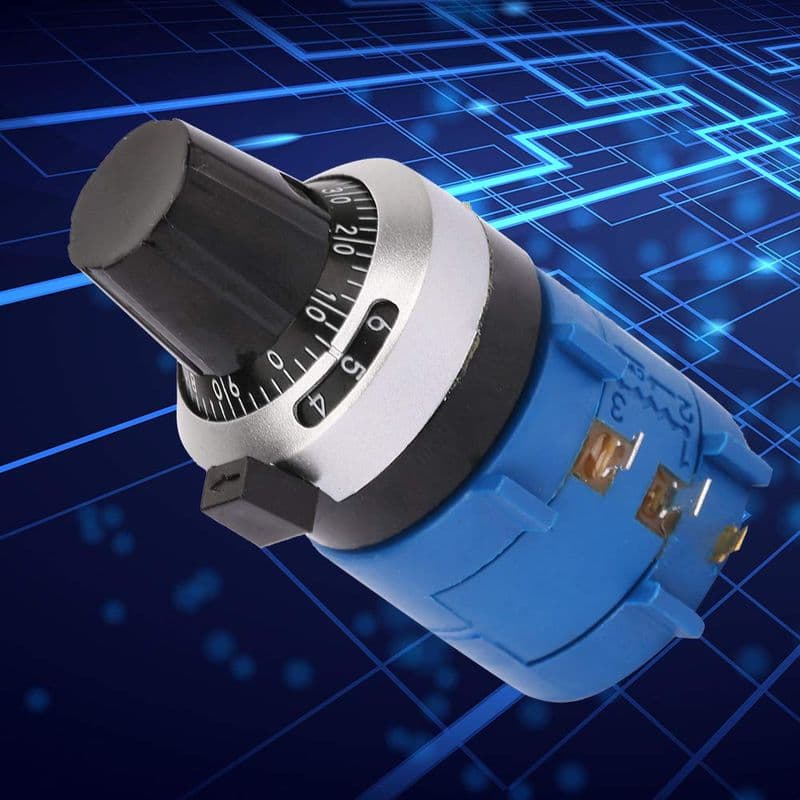 3590S Adjustable Precision Multi-Turn Potentiometer 10 Turn Counting Dial Rotary Knob - View 2