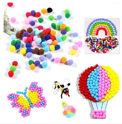 Mixed Color Felt Pompom Balls - View 2