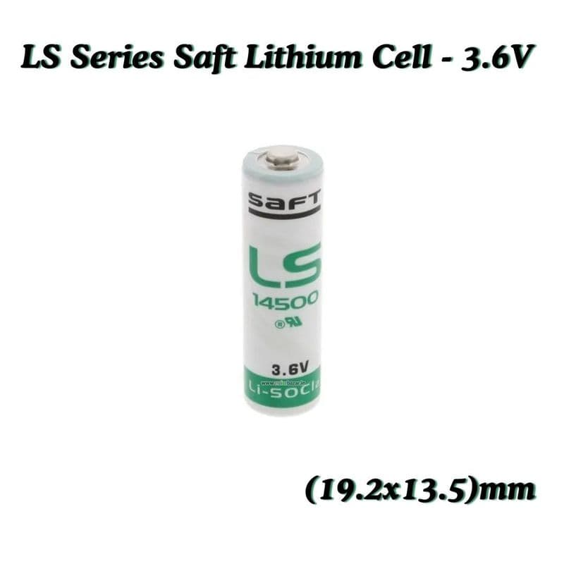 3.6V LS & LSH Series Saft Lithium Cell - View 2
