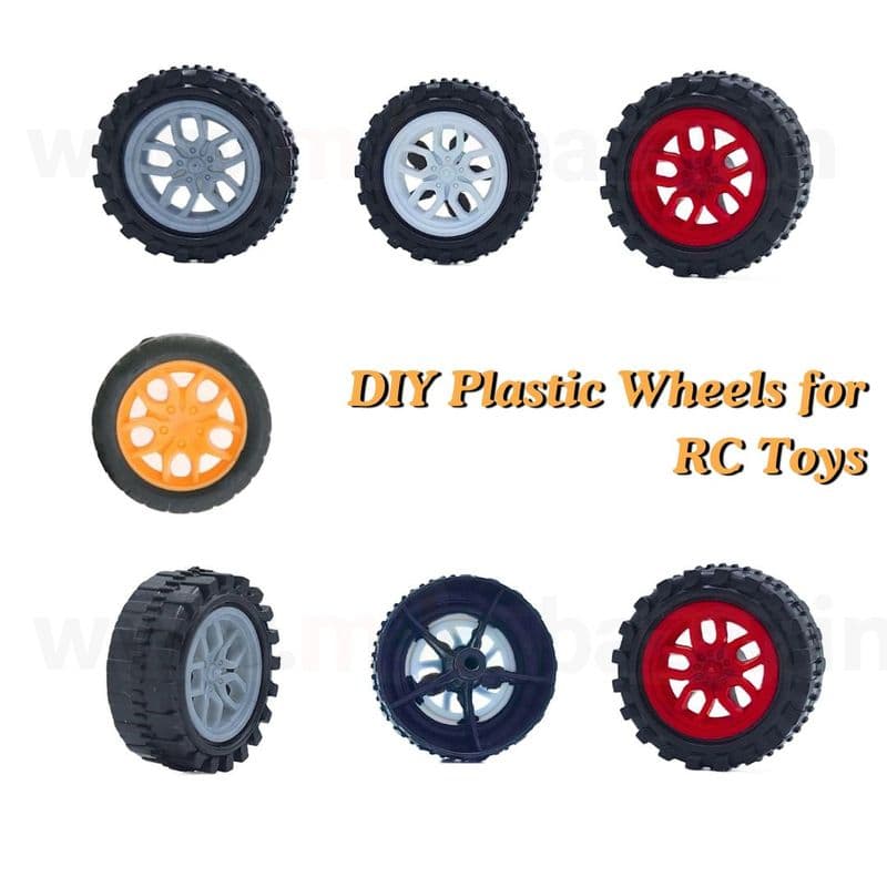 30x11mm DIY Plastic Wheels for 2mm Shaft RC Toys Motor - View 1