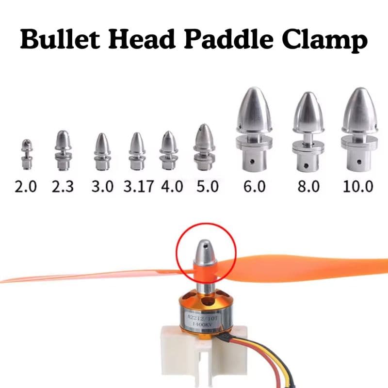 RC Aluminum Bullet Propeller Adapter Holder - View 1