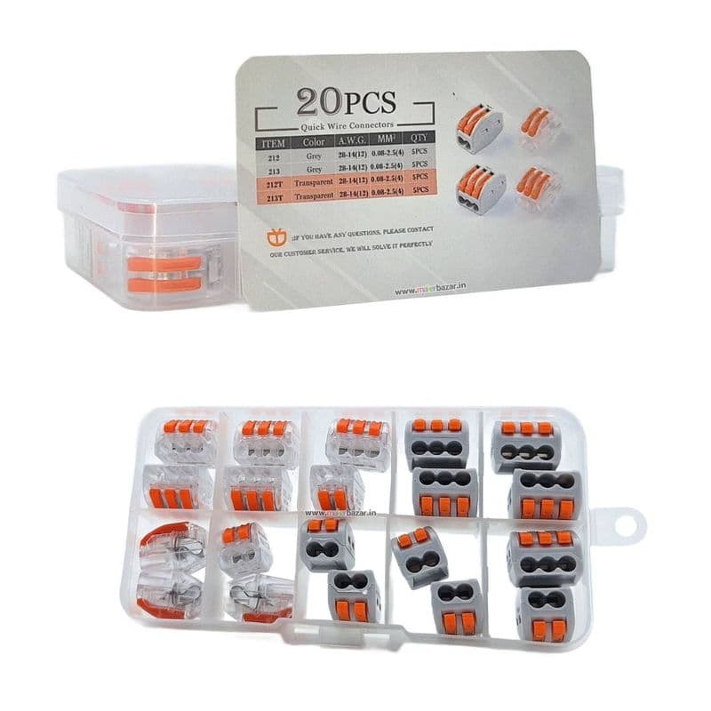 Quick Electrical Wire Connectors Kit (PCT-SPL Terminal Blocks) - View 2