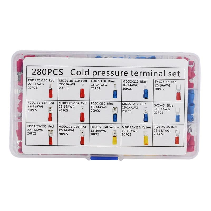 Electrical Cold Pressure Insulated Terminal Crimp Thimble Pins Set - View 3