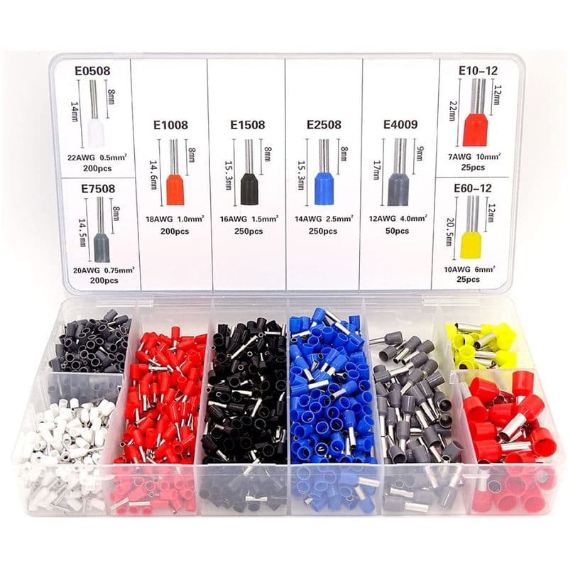 Wire Ferrule Kit Insulated Terminal Crimp Pin Connector Assorment Kit - View 2