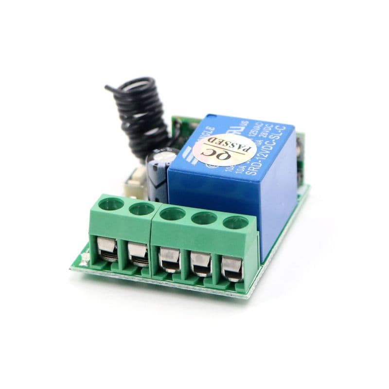 [Type 1] 12V DC 315 MHz 1 Channel RF Receiver Module With Casing - View 2