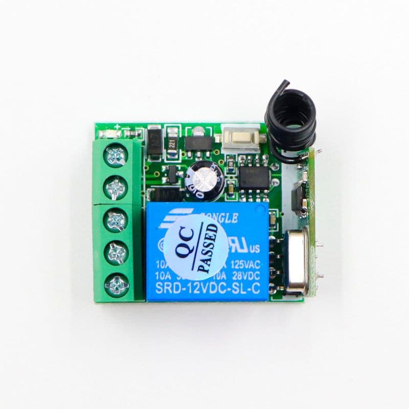 [Type 1] 12V DC 315 MHz 1 Channel RF Receiver Module With Casing - View 3