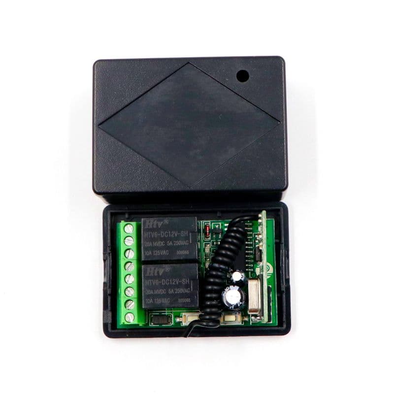 [Type 3] 12V DC 315 MHz 2 Channel RF Receiver Module with Casing - View 3