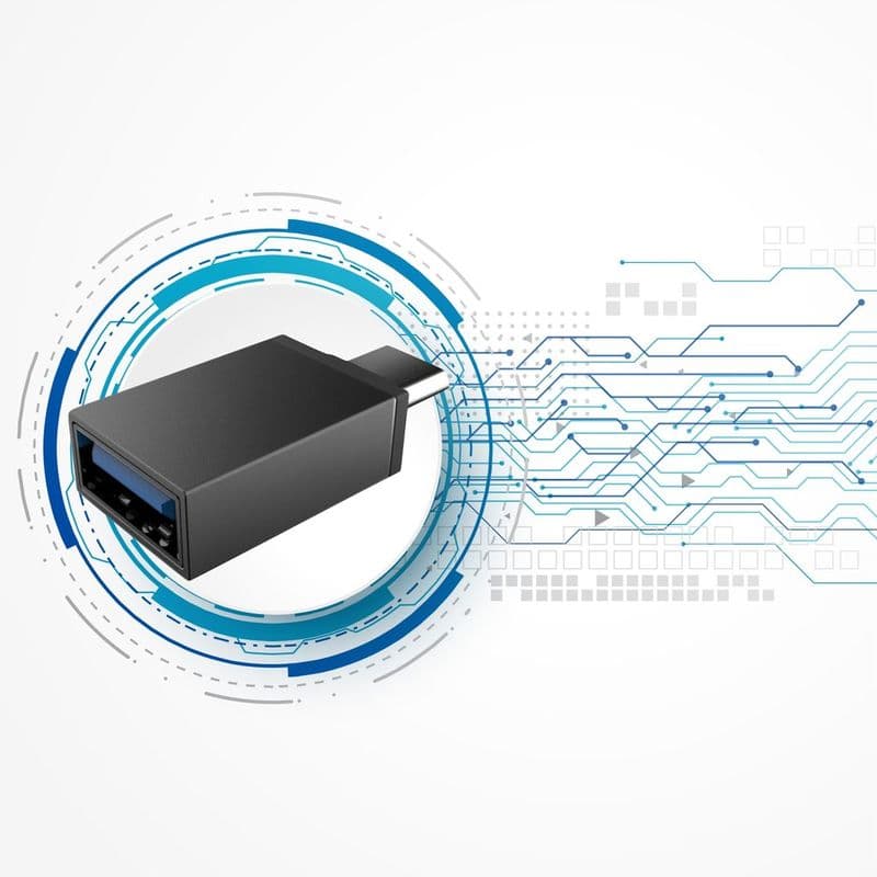 (Low Cost) Little On The Go (OTG) Type C to USB 2.0 Adapter Converter - View 2