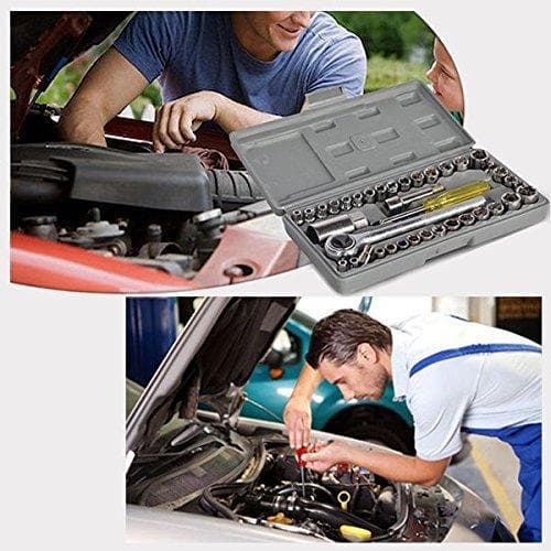 40pcs Socket Combination Toolkit Wrench Set for Cars/Bike/Cycle - View 2