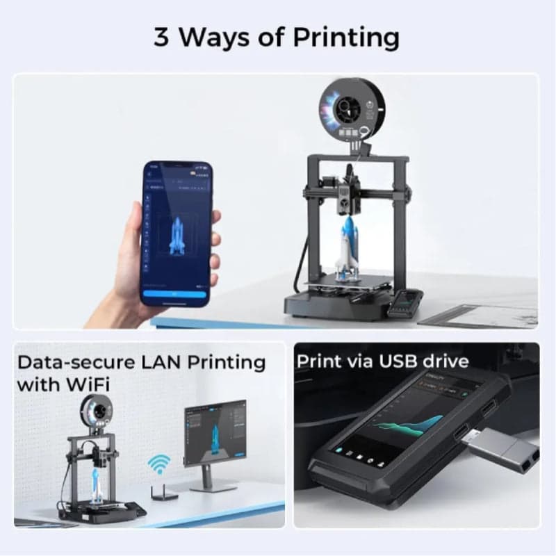 Creality Ender 3 V3 KE 3D Printer - View 3
