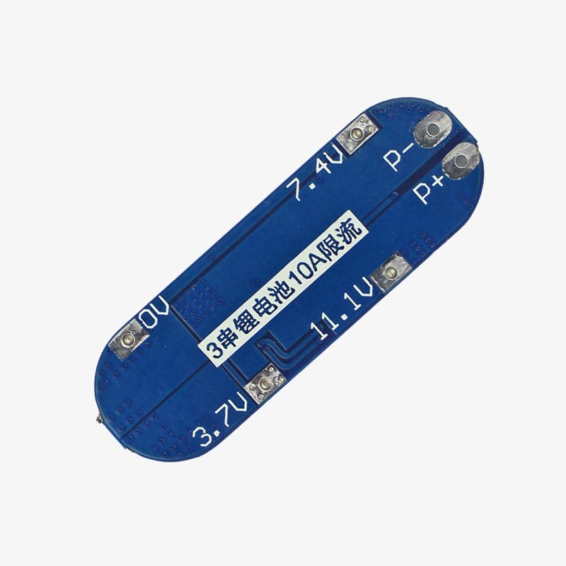 3S 10A Battery Protection BMS Module - View 2
