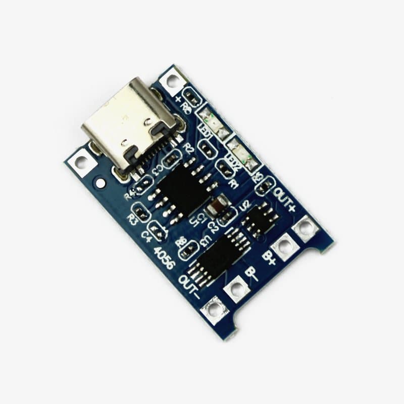 TP4056 Battery Charging Protection Module (Type C) - View 1