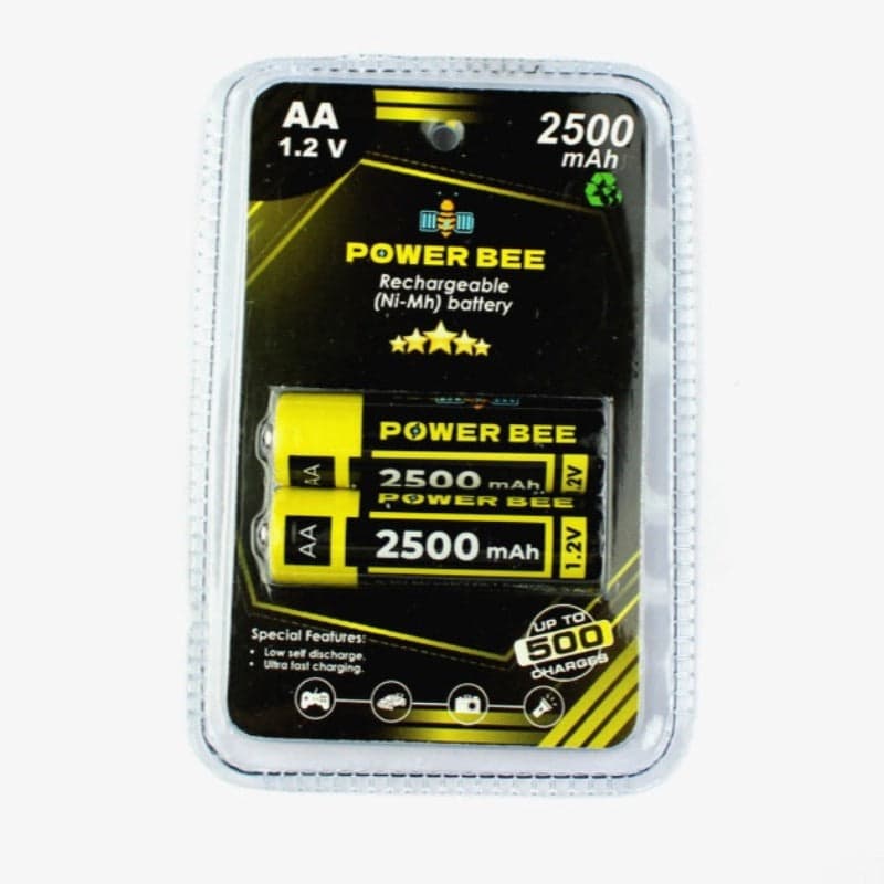 Rechargeable AA Battery 1.2V 2500mAh - (Pack of 2) - View 1