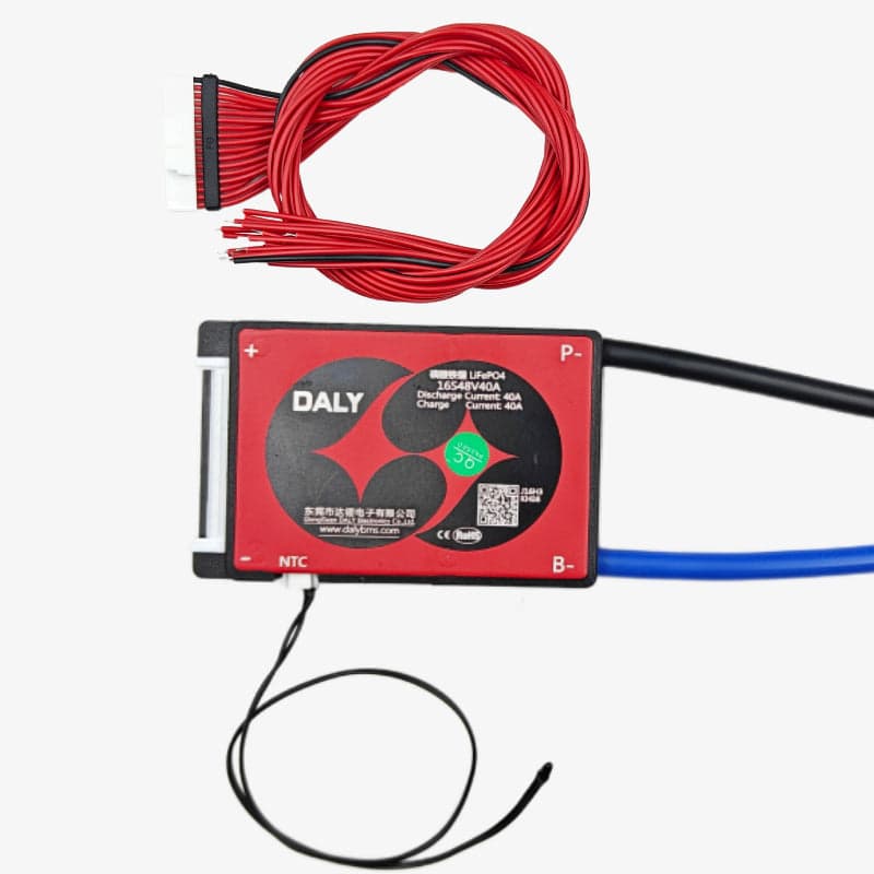 DALY LiFePo4 16S 48V 40A Waterproof Battery Management System - BMS Protection Board - View 3