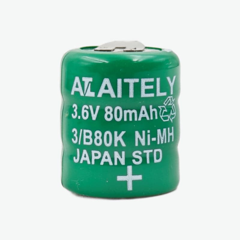 3.6V 80mAh PCB Mount Ni-MH Battery | Nickel Cell - View 1