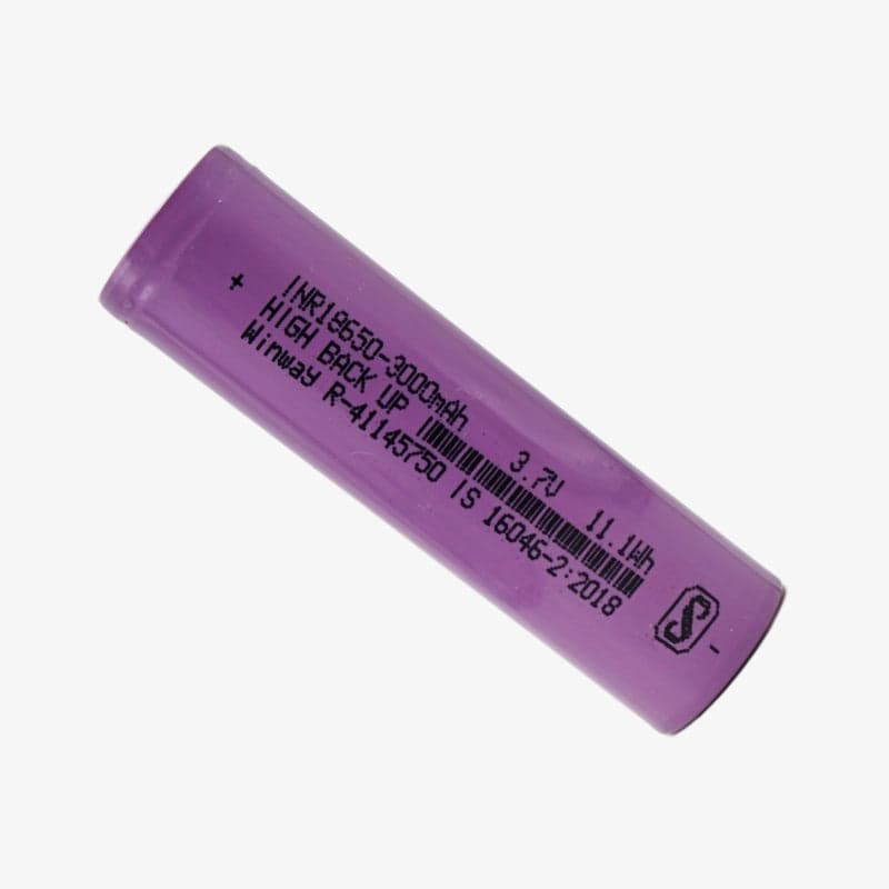 18650 Li-ion 3.7V 3000mAh Rechargeable Battery - Copy - View 1