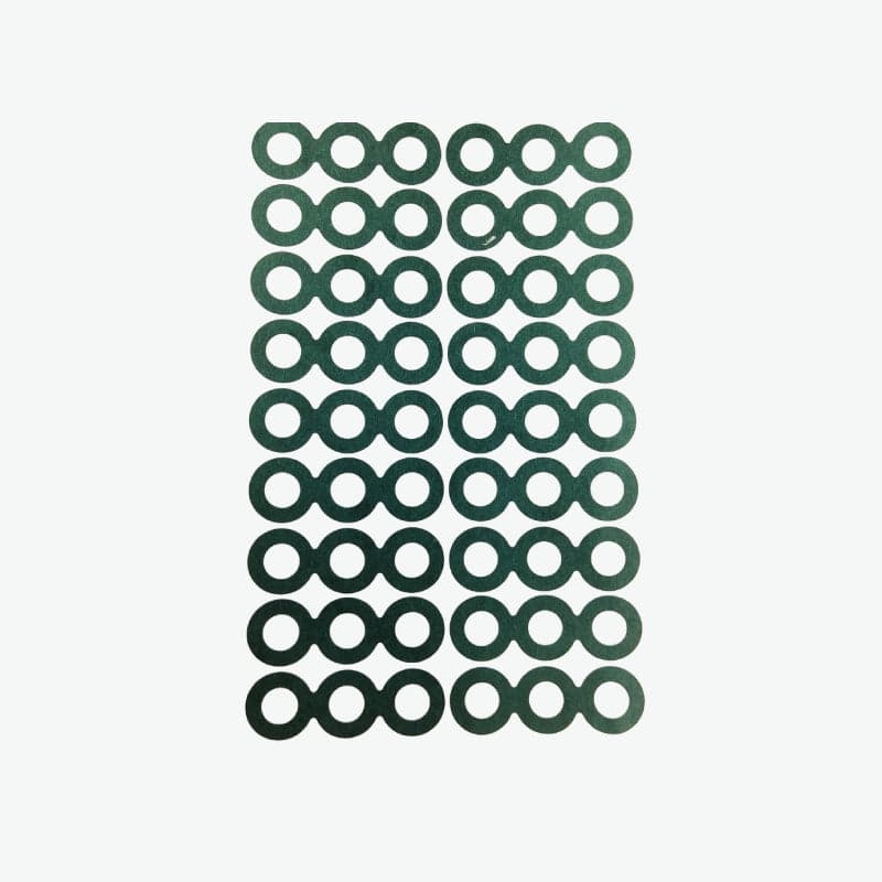 Insulation Ring Paper Stickers for 18650 Battery Cells 3P - View 2