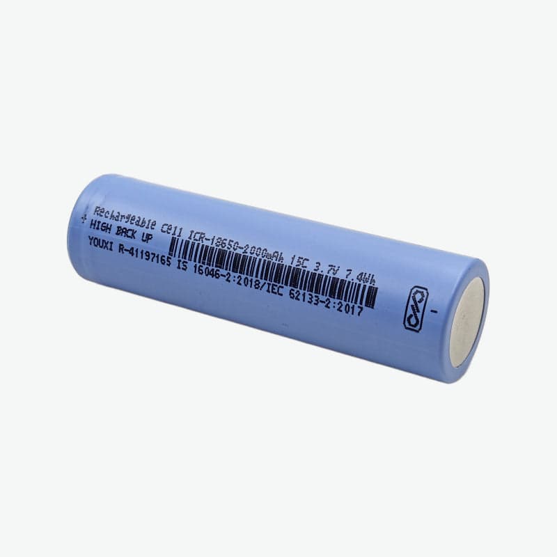 18650 Li-ion 2000mAh 15C Rechargeable Battery - Original - View 1