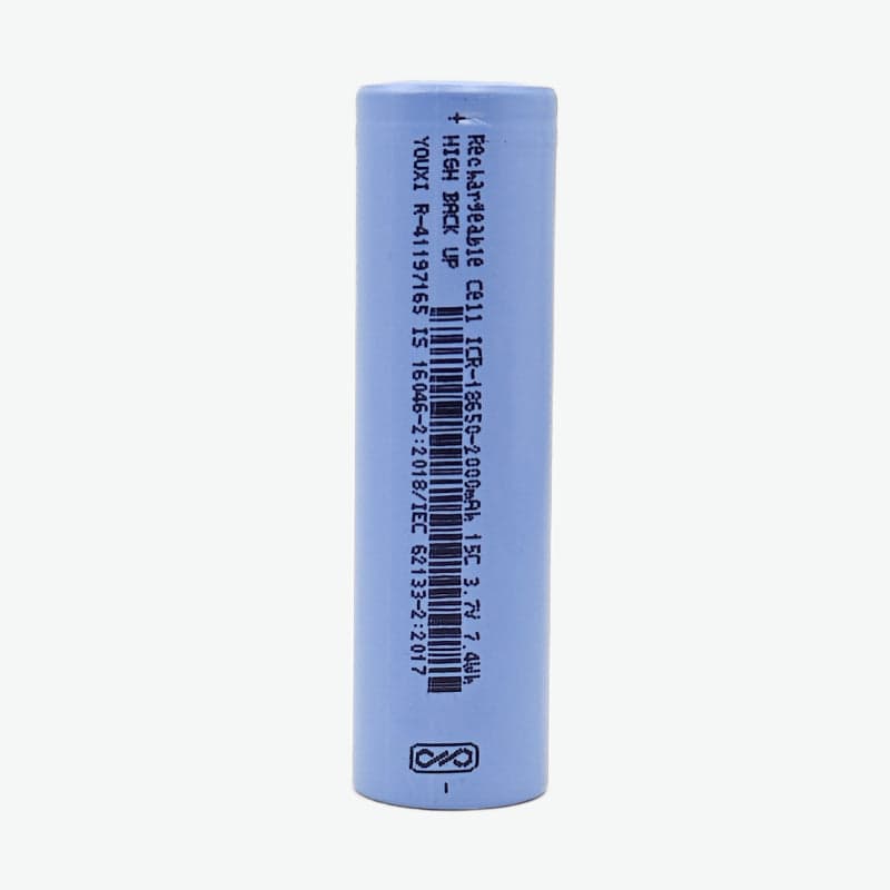 18650 Li-ion 2000mAh 15C Rechargeable Battery - Original - View 2
