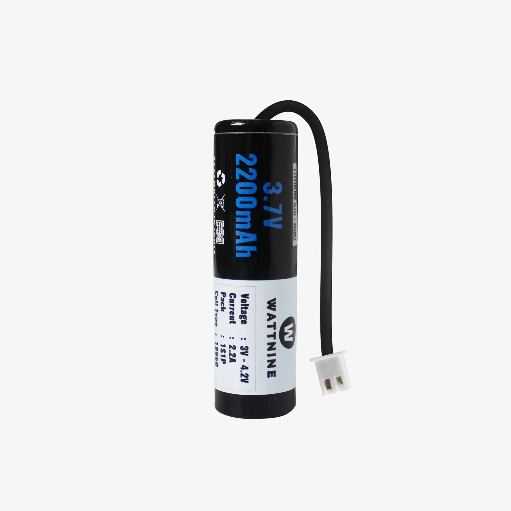 WATTNINE® 3.7V 2200mah Lithium Battery Pack with 3 year warranty - View 1