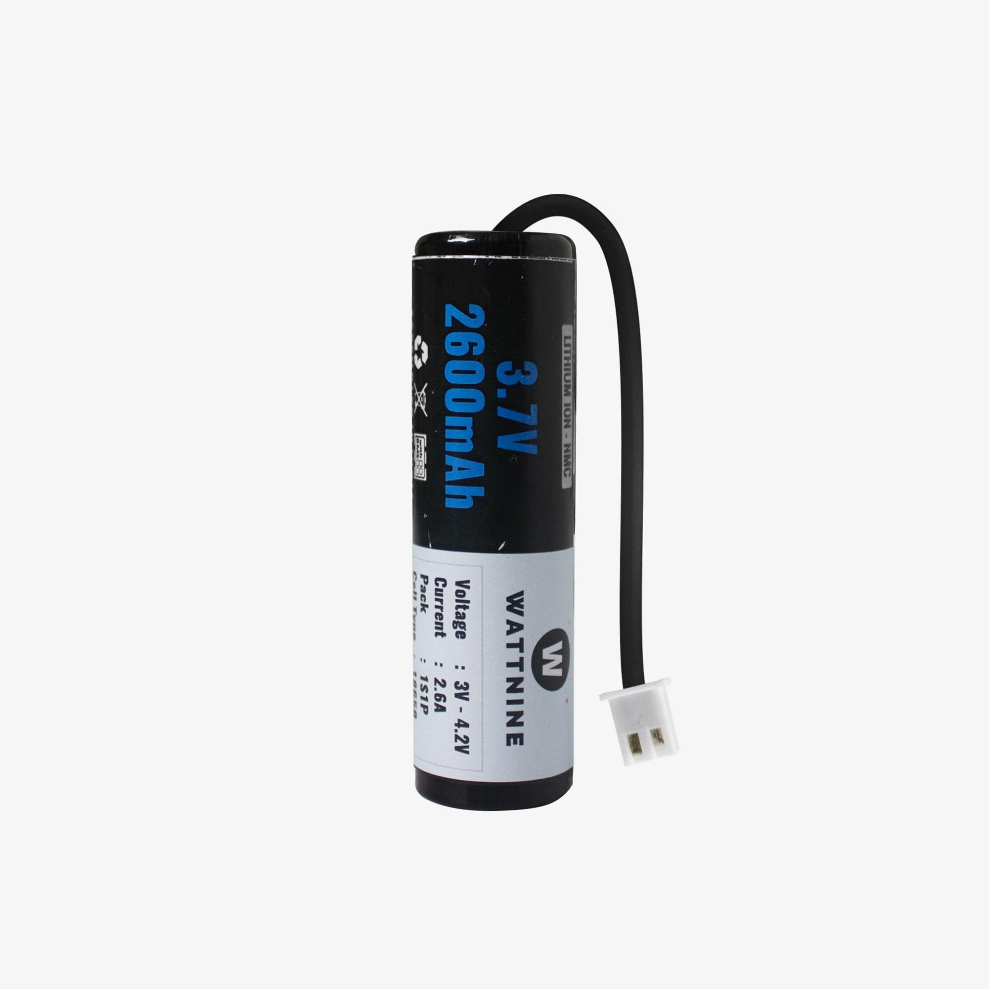 WATTNINE® 3.7V 2600mah Lithium Battery Pack with 3 year warranty - View 1