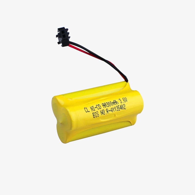 300mAh 3.6v Ni-Cd AA Cell Battery Pack with SM Connector for Cordless Phone, Toys, Car, DIY Project Battery - View 1