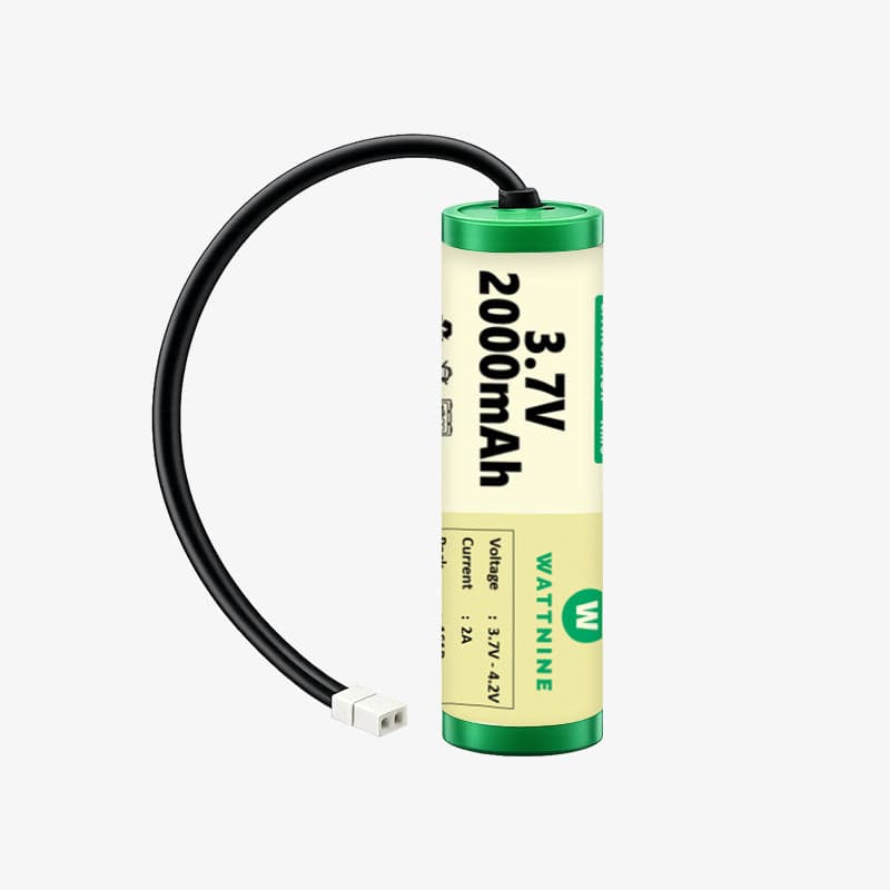 WATTNINE® 3.7V 2000mAh Rechargeable Lithium-ion Battery Pack with Warranty for GPS, CCTV, and Commercial Application - View 1