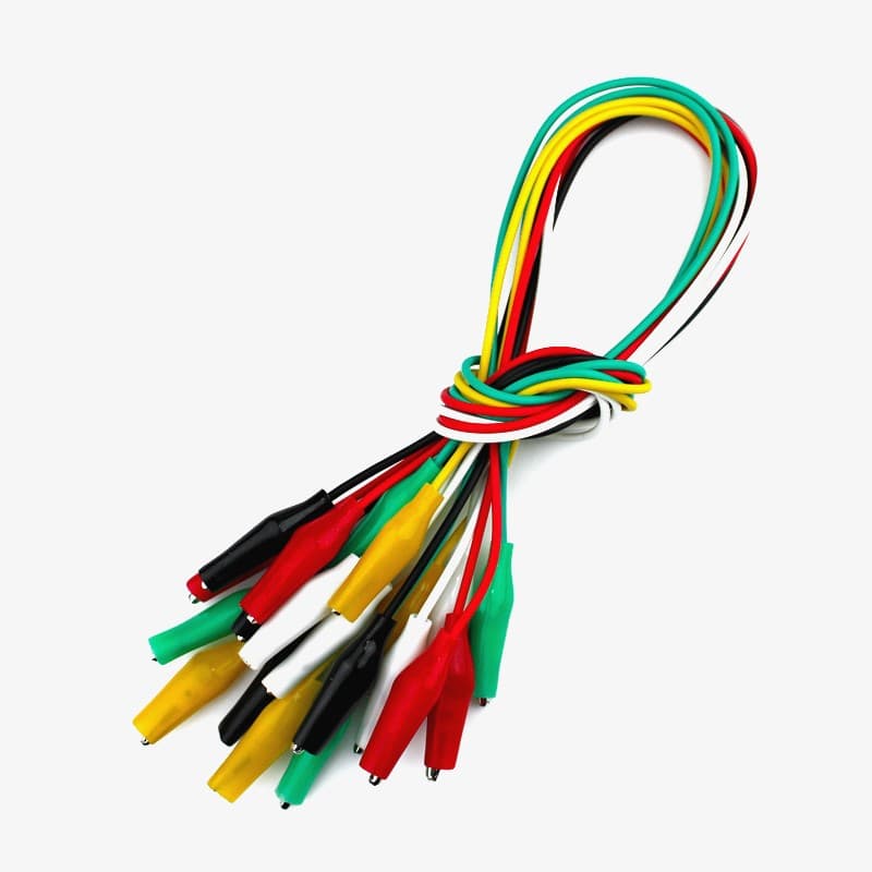 Alligator Double-ended Clip Jumper Wire (10 Pcs ) - View 1