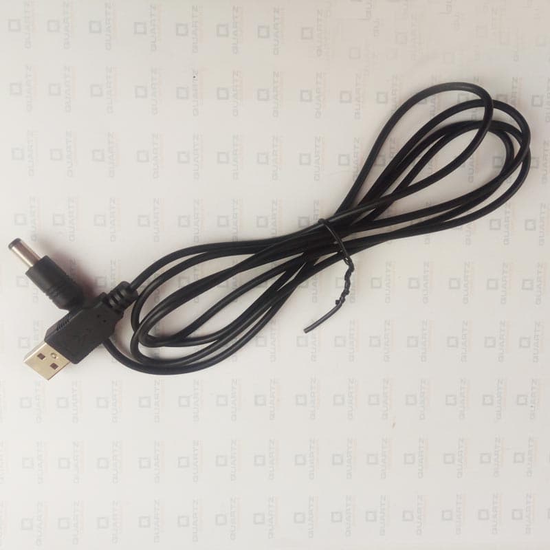 USB to DC 5.5 x2.1mm Wire Connector DC Plug Power Cable - 1 mtr - View 2