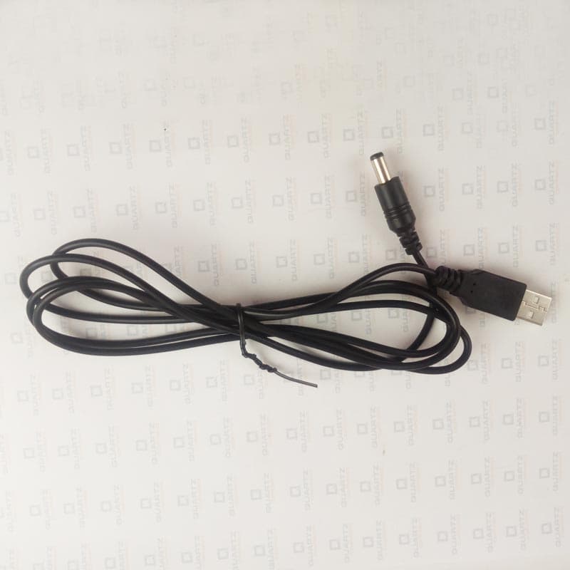 USB to DC 5.5 x2.1mm Wire Connector DC Plug Power Cable - 1 mtr - View 3