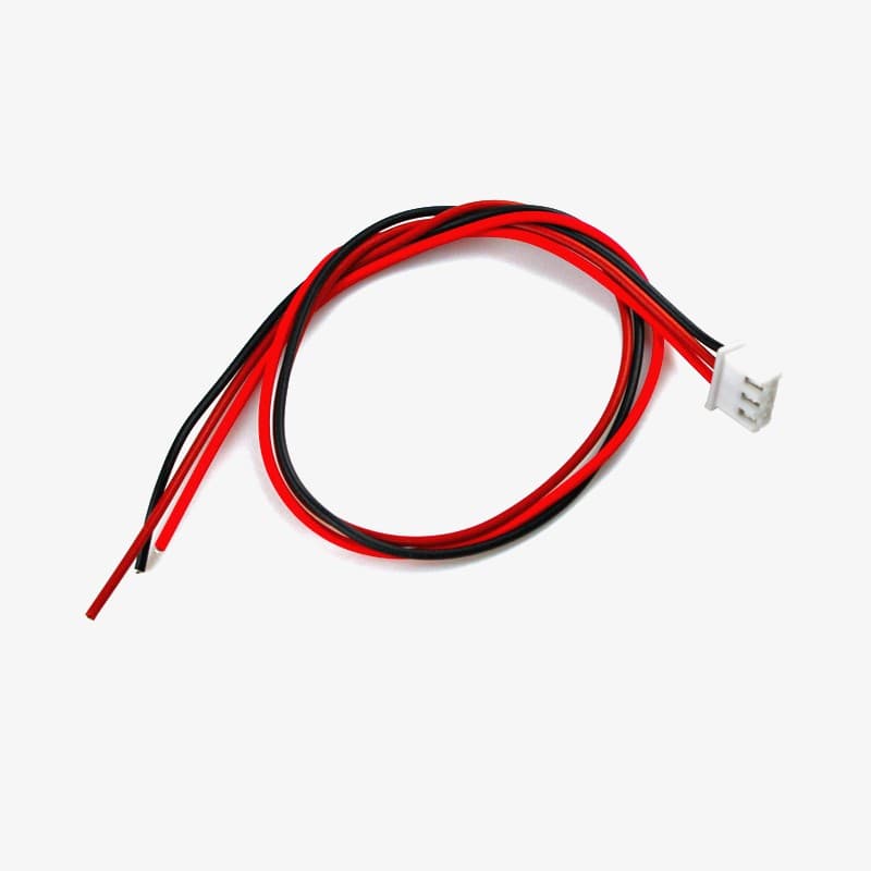 3 Pin JST XH Female Cable - 2.54mm pitch - View 1