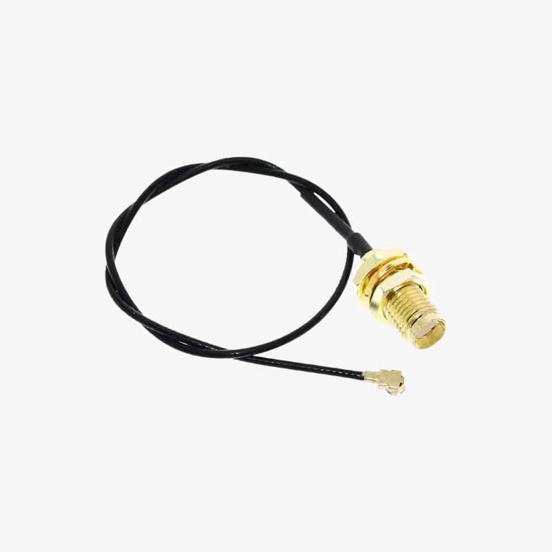 RG81 IPX to SMA Female RF Cable – 5cm - View 1