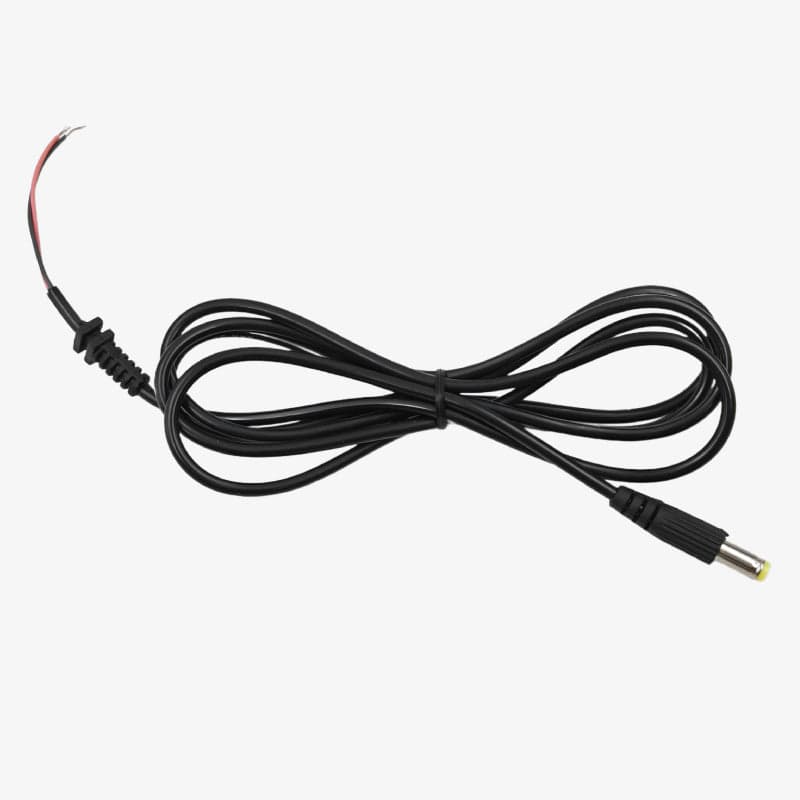 DC Jack Male Connector 5.5 x 2.5mm with 1.5 meter Cable - View 1