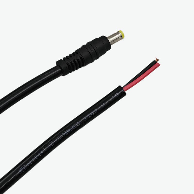 DC Jack Male Connector 6.2 x 2.5mm with 1.3 meter Cable - High Quality - View 2