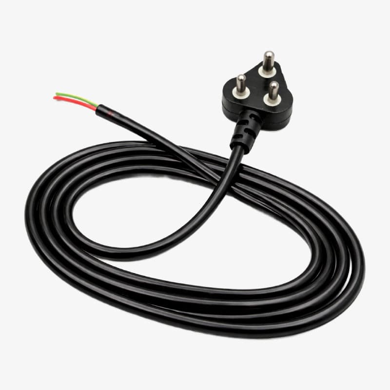 3 Pin Power Supply AC Extension Cord Power Cable 180v to 240v AC 10A - 1.3 meter - View 1