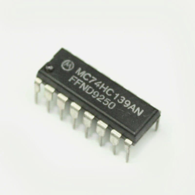 74HC139 2 to 4 Decoder/Demultiplexer IC - View 1
