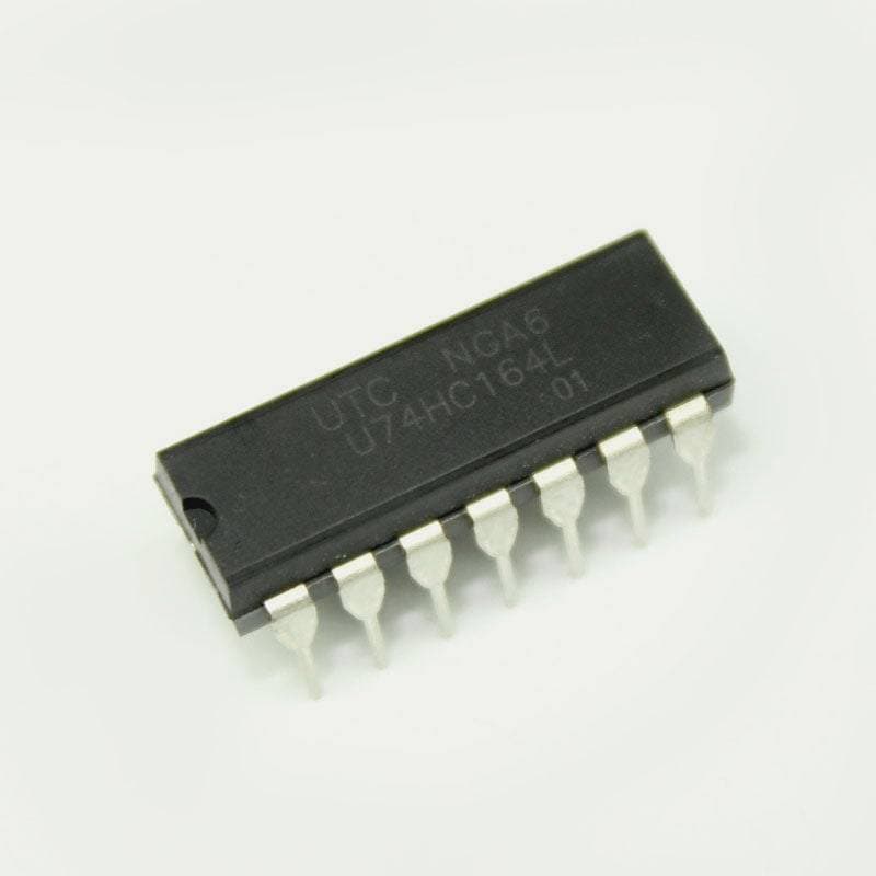 74HC164 - 8-Bit Serial-in/Parallel-out Shift Register IC - View 2