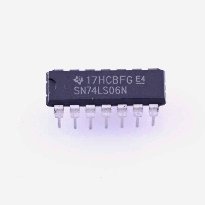 74LS06 - Hex Inverter/Buffer IC - View 1