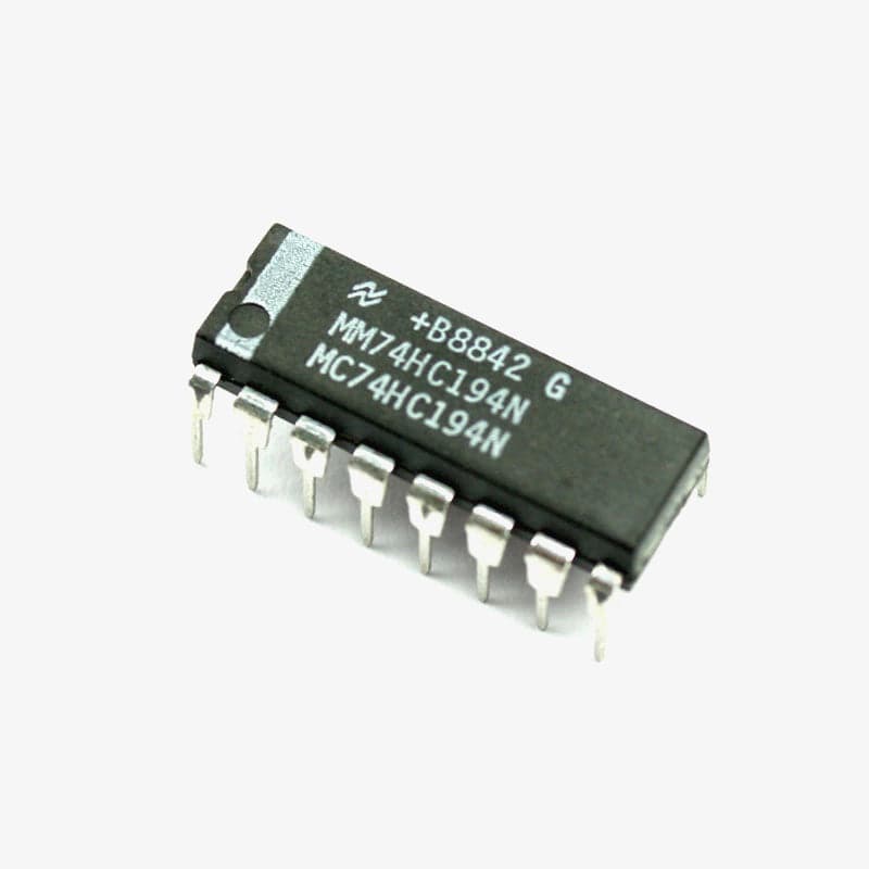 74HC194 4-bit universal bi-directional Shift Register - View 2