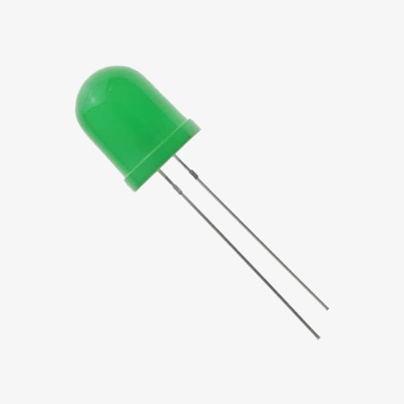 10mm LED - Green Color - View 1