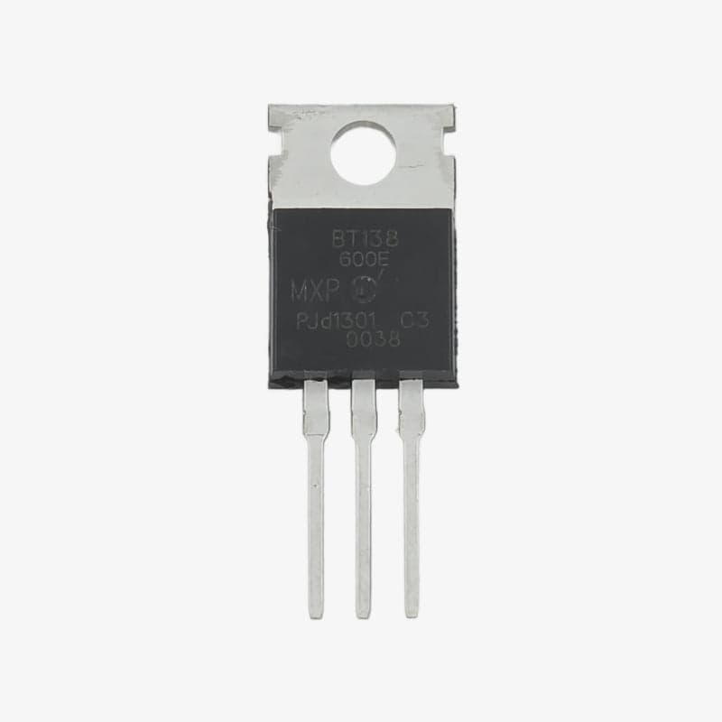 BT138 600V 12A TRIAC Thyristor - TO-262 DIP Package - View 1