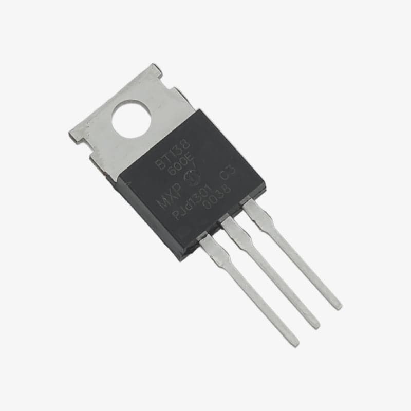BT138 600V 12A TRIAC Thyristor - TO-262 DIP Package - View 2