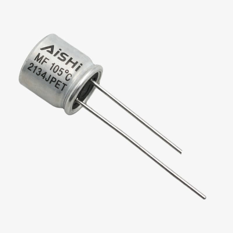 220uF 50V Radial Electrolytic Capacitor(AISHI) - Through Hole Package - View 2
