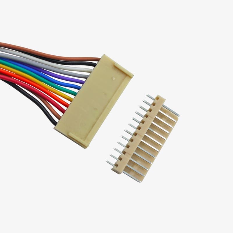 12-Pin Polarized Header Relimate Wire Connector (2.54mm pitch - 2510 series) - View 1