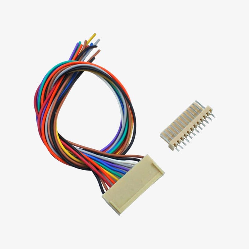 12-Pin Polarized Header Relimate Wire Connector (2.54mm pitch - 2510 series) - View 2