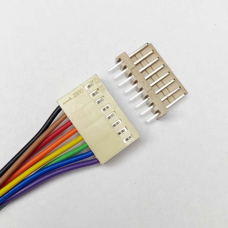 8-Pin Polarized Header Relimate Wire Connector (2.54mm pitch - 2510 series) - View 3