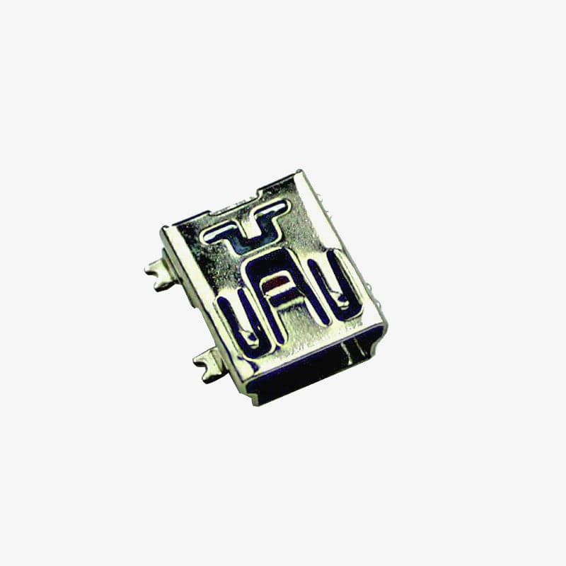Mini USB Connector - 5 Pin SMT - View 1