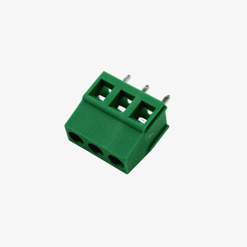 3 Pin PCB Mount Terminal Block (Screw type) - 5mm Pitch - View 1