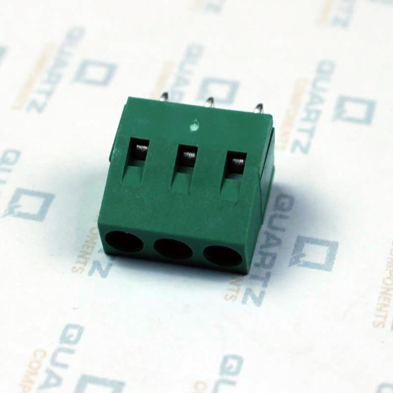3 Pin PCB Mount Terminal Block (Screw type) - 5mm Pitch - View 3